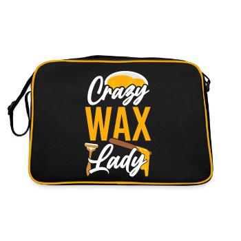 Cute Esthetician Skincare - Retro Tasche - Schwarz/Gold - Hinten