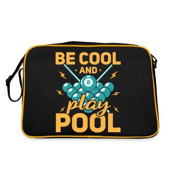 Billiards, Pool Billiards, Snooker Club, Club Billiards - Retro Bag - black/gold - Back
