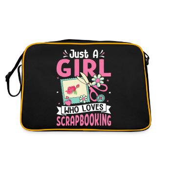 Scrapbooker - Sac Retro - noir/or - Dos