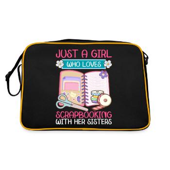 Scrapbooker - Sac Retro - noir/or - Dos