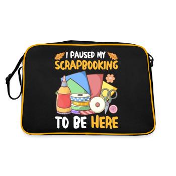 Scrapbooker - Sac Retro - noir/or - Dos