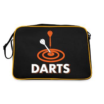 Club de sport de fléchettes, jeu de fléchettes, fléchettes de sport Pfeil - Sac Retro - noir/or - Dos