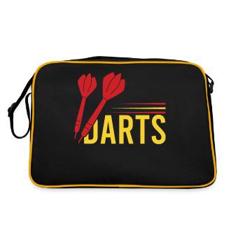 Club de sport de fléchettes, jeu de fléchettes, fléchettes de sport Pfeil - Sac Retro - noir/or - Dos