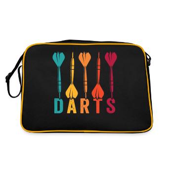 Club de sport de fléchettes, jeu de fléchettes, fléchettes de sport Pfeil - Sac Retro - noir/or - Dos