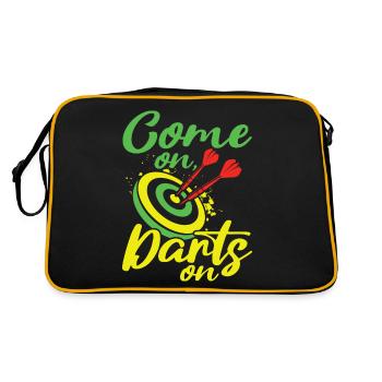 Club de sport de fléchettes, jeu de fléchettes, fléchettes de sport Pfeil - Sac Retro - noir/or - Dos