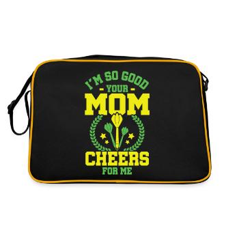 Club de sport de fléchettes, jeu de fléchettes, fléchettes de sport Pfeil - Sac Retro - noir/or - Dos