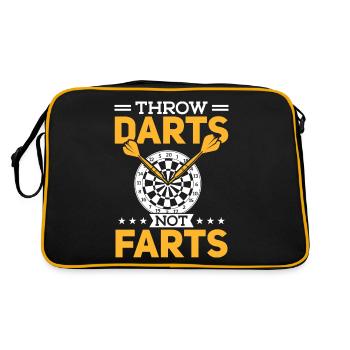 Club de sport de fléchettes, jeu de fléchettes, fléchettes de sport Pfeil - Sac Retro - noir/or - Dos