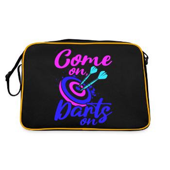 Club de sport de fléchettes, jeu de fléchettes, fléchettes de sport Pfeil - Sac Retro - noir/or - Dos
