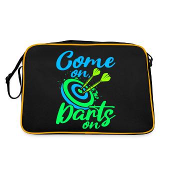 Club de sport de fléchettes, jeu de fléchettes, fléchettes de sport Pfeil - Sac Retro - noir/or - Dos