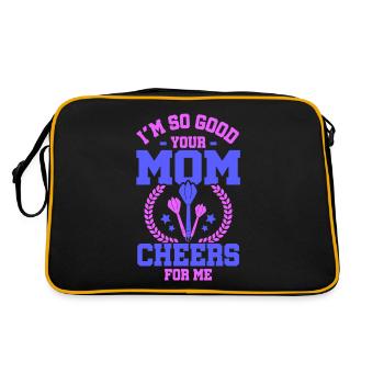 Club de sport de fléchettes, jeu de fléchettes, fléchettes de sport Pfeil - Sac Retro - noir/or - Dos