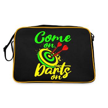 Club de sport de fléchettes, jeu de fléchettes, fléchettes de sport Pfeil - Sac Retro - noir/or - Dos
