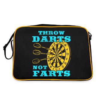Club de sport de fléchettes, jeu de fléchettes, fléchettes de sport Pfeil - Sac Retro - noir/or - Dos