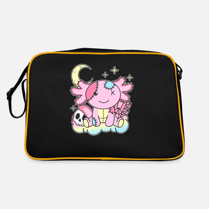 Kawaii Gothic Axolotl Pastellfarben Gothic Goth Retro Tasche