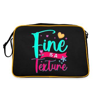 Scrapbooking Scrapbooker - Retro Tasche - Schwarz/Gold - Hinten
