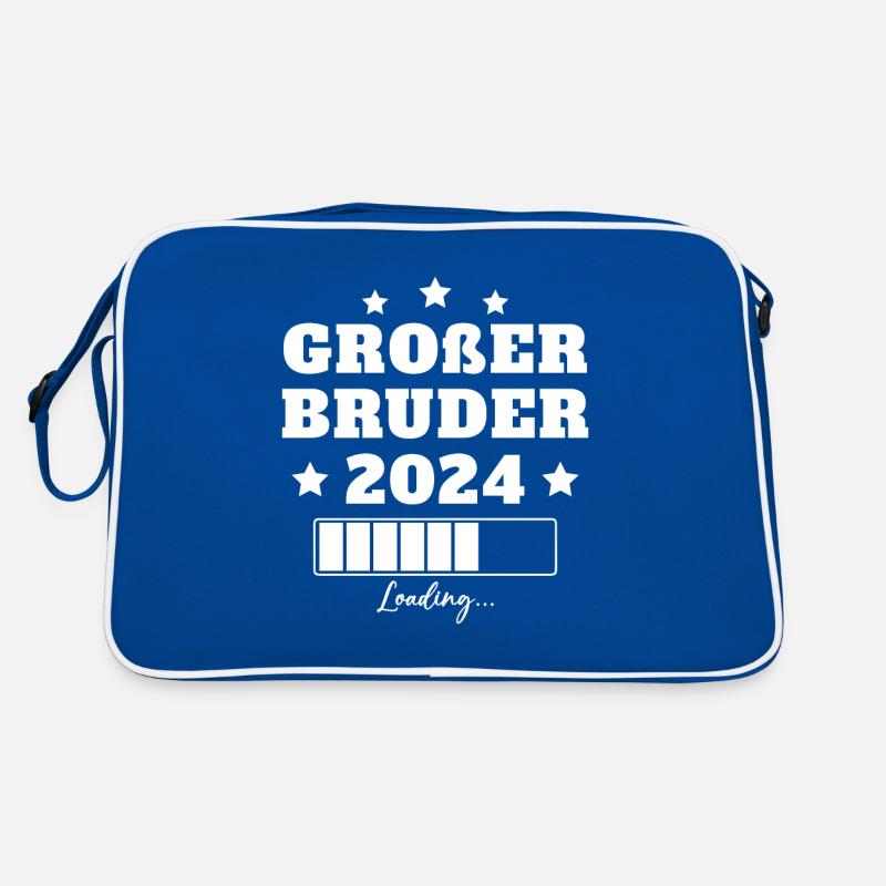 Großer Bruder 2024 Geschenkidee Retro Tasche