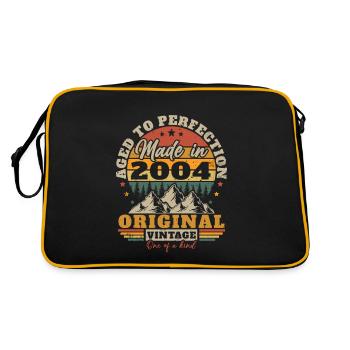 Original 2004 Vintage Anniversaire Humour - Sac Retro - noir/or - Dos