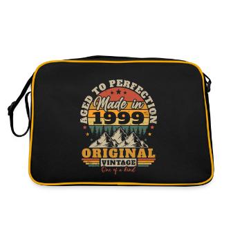 Original 1999 Vintage Anniversaire Humour - Sac Retro - noir/or - Dos
