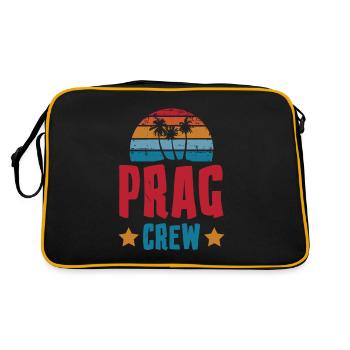 Prague Crew - Retro Bag - black/gold - Back