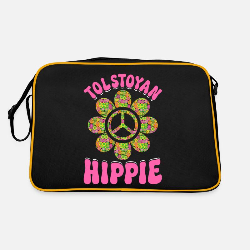Floral Frieden Groovy Retro Tasche