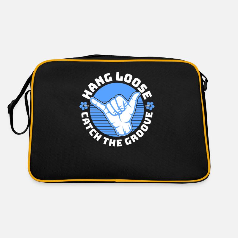 Surfing, kitesurfing, wakeboarding, beach surfers Retro Bag