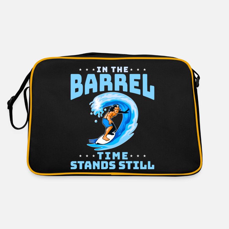 Surfing, kitesurfing, wakeboarding, beach surfers Retro Bag