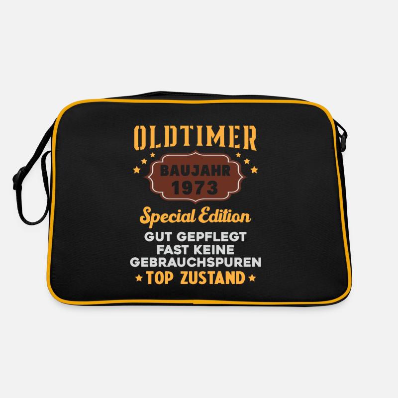 Oldtimer Baujahr 1973 Geburtstagsgeschenk Retro Tasche