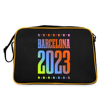 Barcelone 2023 - Sac Retro - noir/or - Dos