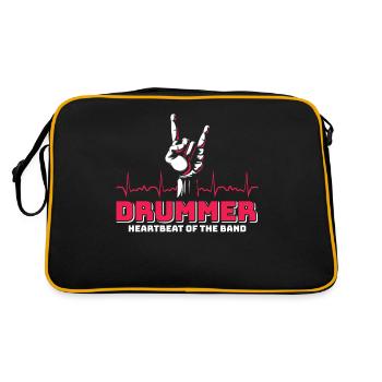 Drummers Drummers Drummers Drummers - Retro Bag - black/gold - Back
