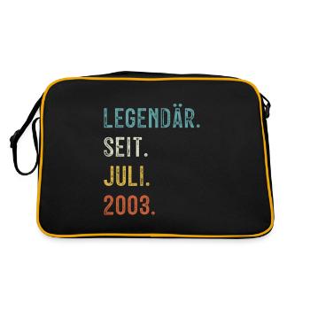 20 Geburtstag 20 Jahre Legendär seit Juli 2003 - Sac Retro - noir/or - Dos