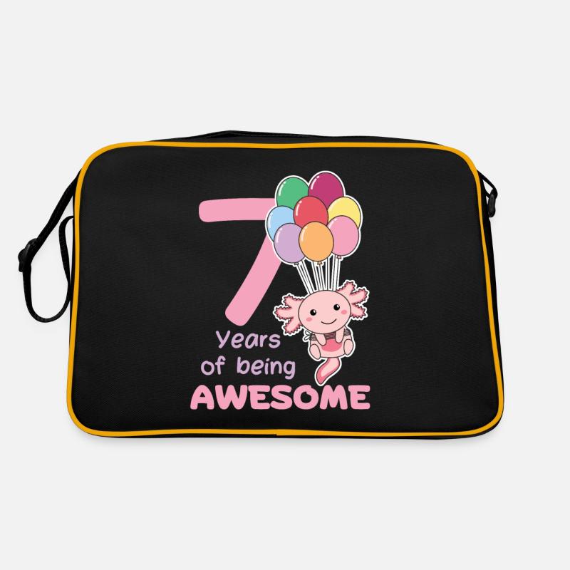 Axolotl pour les enfants de 7 ans Sac Retro