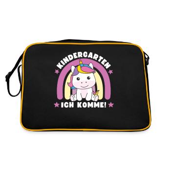 Maternelle j’arrive! - Sac Retro - noir/or - Dos