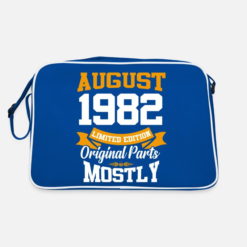 August 1982 Vintage Geburtstag Geschenk Retro Tasche