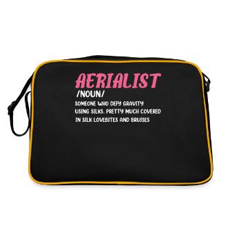 Air silk - Retro Bag - black/gold - Back