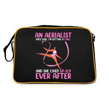 Air silk - Retro Bag - black/gold - Back