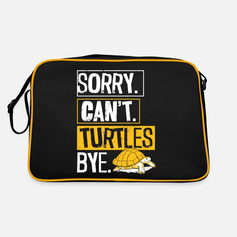 Tortue de mer Désolé. Argot. Sac Retro