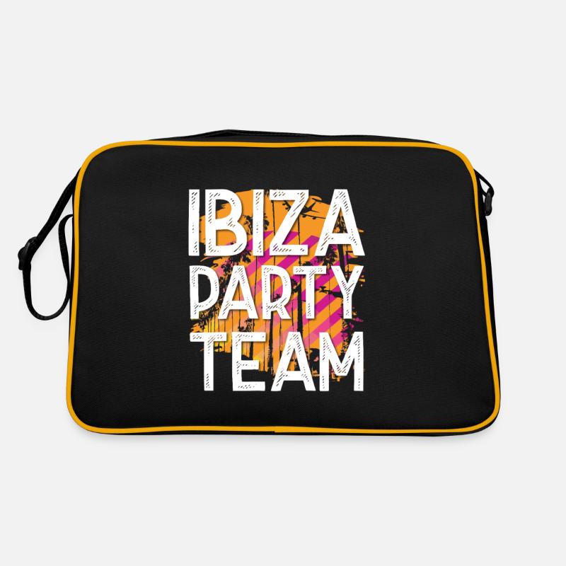 Ibiza Party Team Retro Tasche