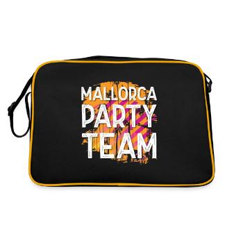 Majorque Party Team - Sac Retro - noir/or - Dos