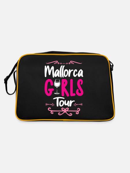 Mallorca Girls Tour - Retro Bag - black/gold - Back