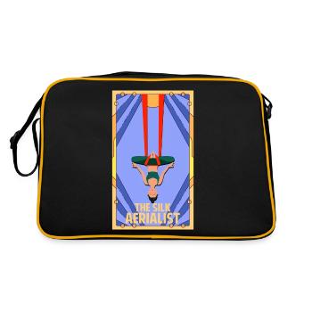 Air silk - Retro Bag - black/gold - Back