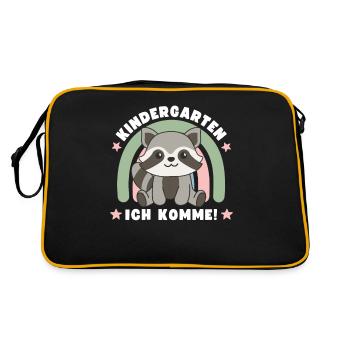 Maternelle j’arrive! - Sac Retro - noir/or - Dos