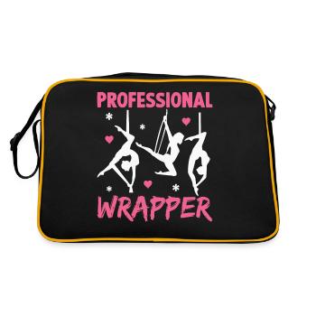 Aerial Silk Aerialist - Retro Tasche - Schwarz/Gold - Hinten