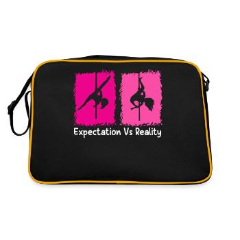 Acrobate de soie aérienne - Sac Retro - noir/or - Dos