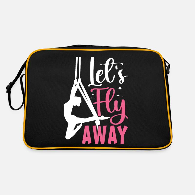 Aerial Silk Aerialist - Retro Tasche - Schwarz/Gold