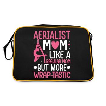 Air silk - Retro Bag - black/gold - Back