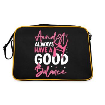 Air silk - Retro Bag - black/gold - Back