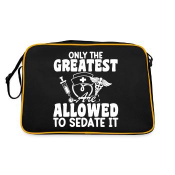 Anaesthetist - Retro Bag - black/gold - Back