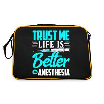 Anesthésiste - Sac Retro - noir/or - Dos