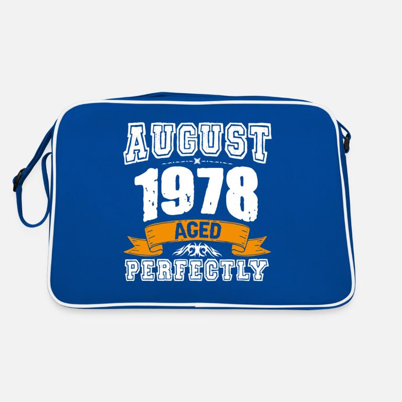 August 1978 Vintage Geburtstag Geschenk Retro Tasche