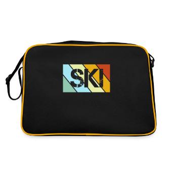 Ski Rétro - Sac Retro - noir/or - Dos