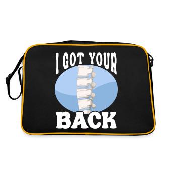 Anesthesiologist Anesthesiology - Retro Bag - black/gold - Back